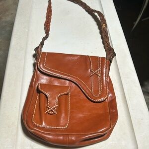 Women’s satchel leather.